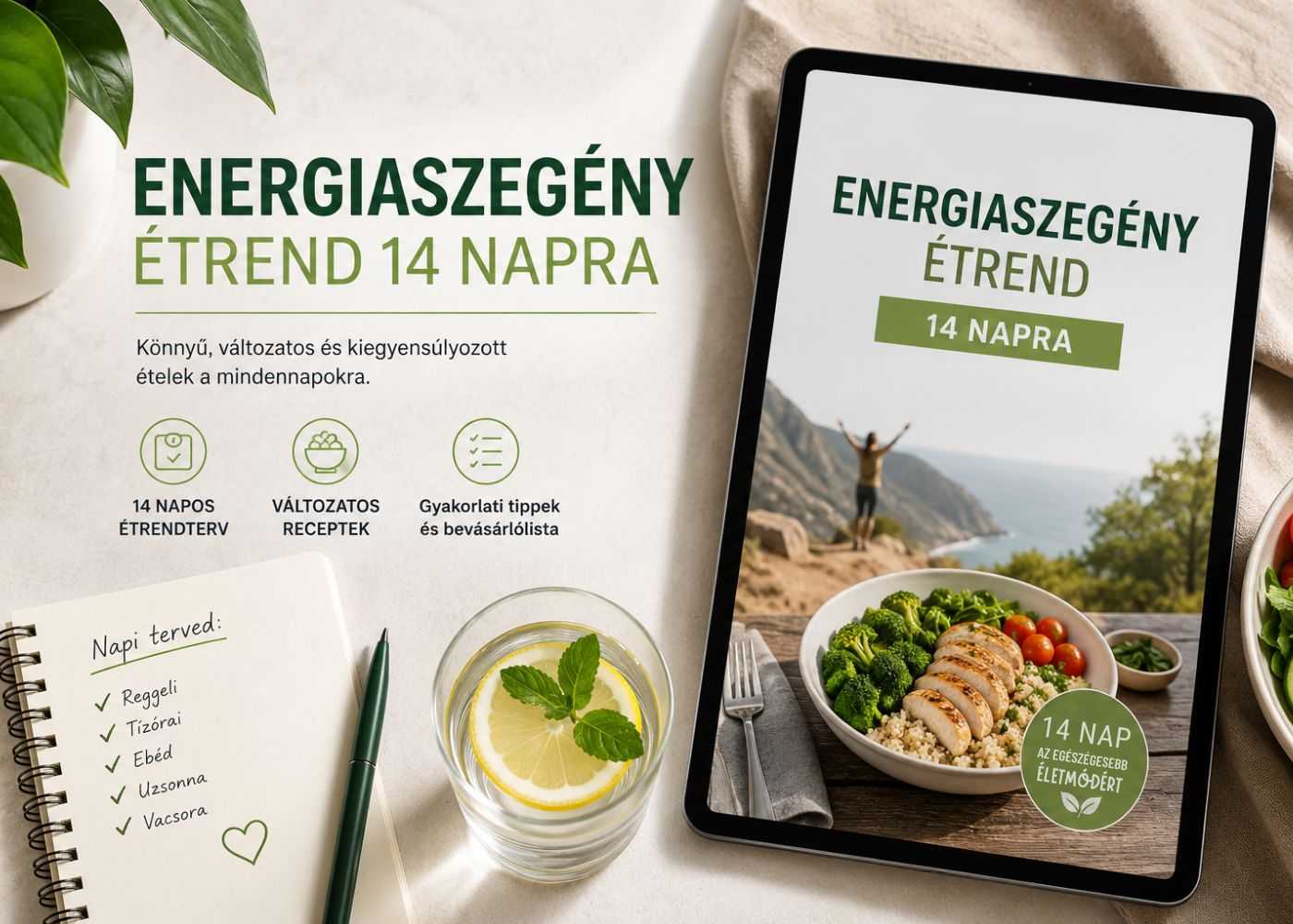 Energiaszegény étrend 14 napra